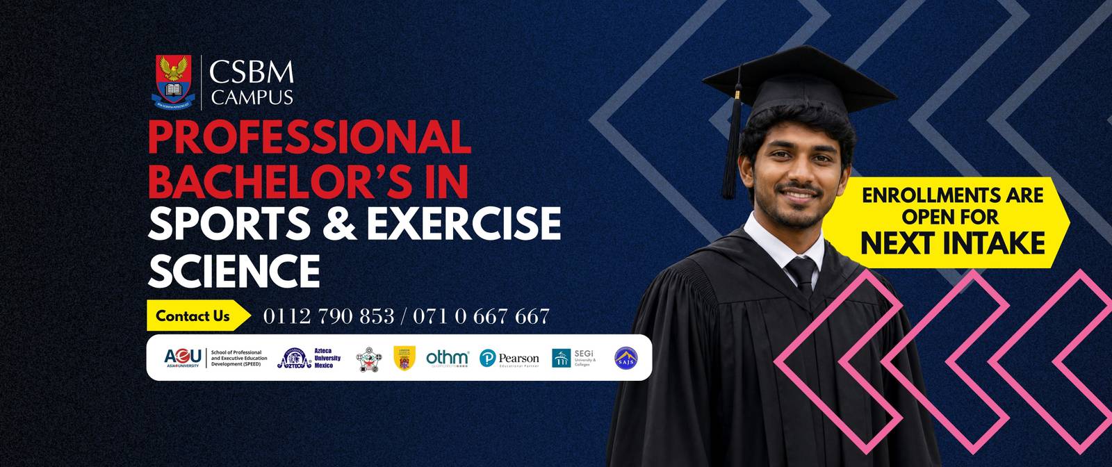 CSBM Campus Banner