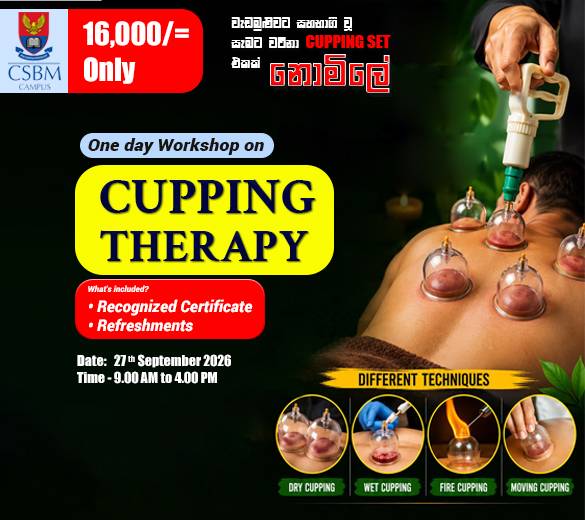One Day Workshop on Cupping Therapy